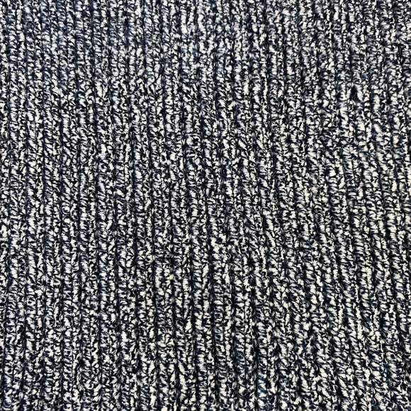 ⭐️ORVIS Chenille Knit Tunic Sweater Navy Blue V Neck - Picture 4 of 6